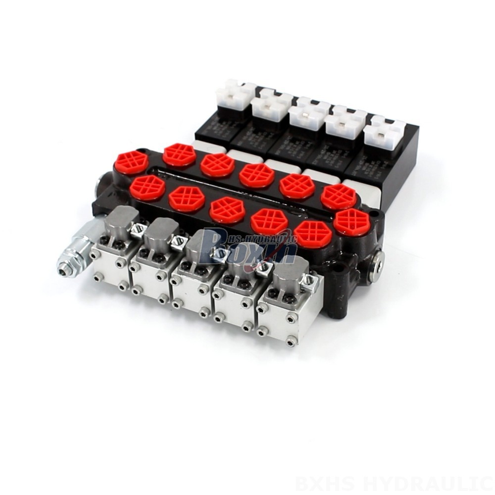 Durable Q45 5 Spool Monoblock Directional Valve for Hydraulic Systems main image
